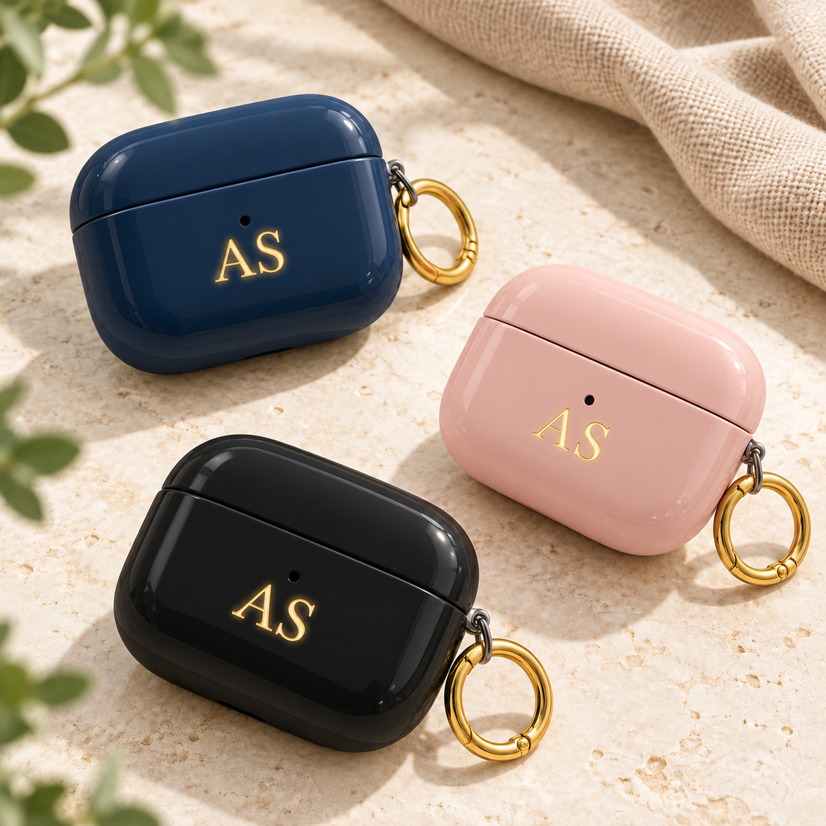 Personalized Initial Letter Protective Case For Airpods TH10 171525