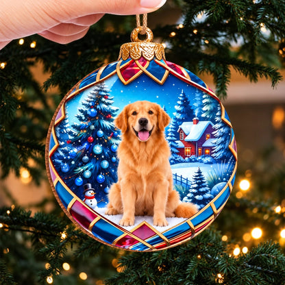 Custom Photo Dog Christmas Gifts For Dog Lovers - Personalized Ornament