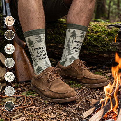 My Lucky Hunting Socks - Personalized Socks