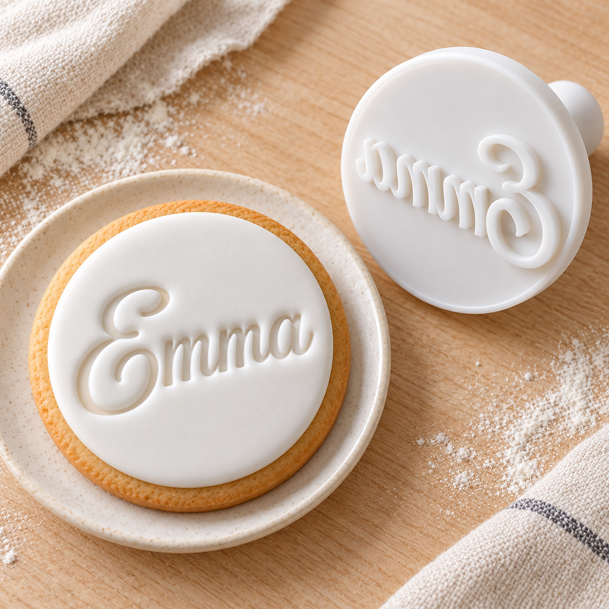 Personalized Family Member Name Cookie Stamp TH10 171517