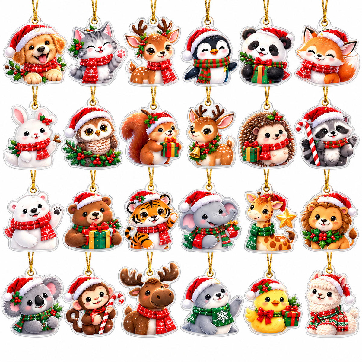 The Cozy Critters Christmas Countdown - Personalized Christmas Advent Calendar
