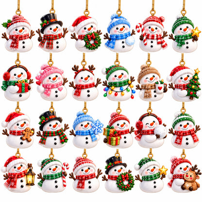 24 Days of Frosty Friends - Personalized Christmas Advent Calendar