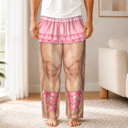 Custom Pink Tutu Ballet Dad Gifts for Dance Dads - Personalized Pajamas Pants