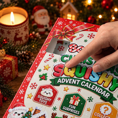 24 Days  Of Squishy Magic - Personalized Christmas Advent Calendar