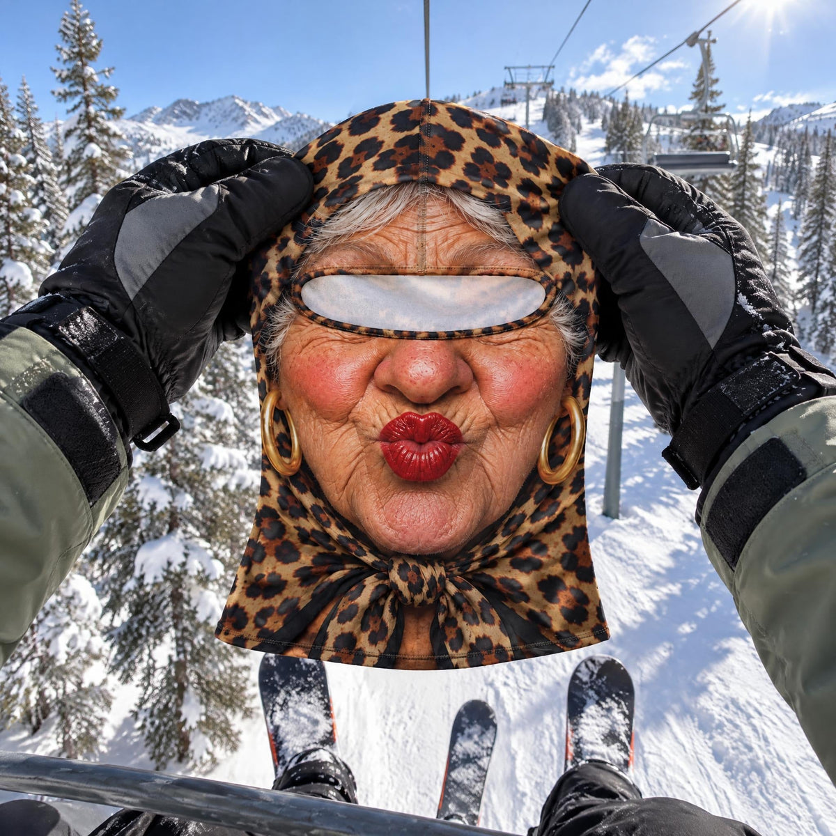 Ski Granny Gang - Personalized Mask