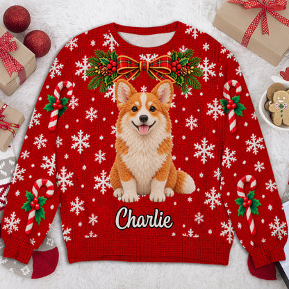 My Merry Paws - Personalized All-Over-Print Sweatshirt