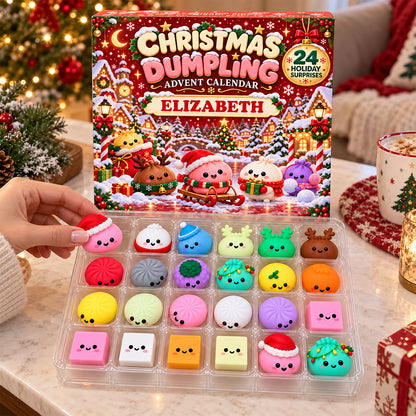 24 Days of Dumpling Squishies  - Personalized Advent Calendar