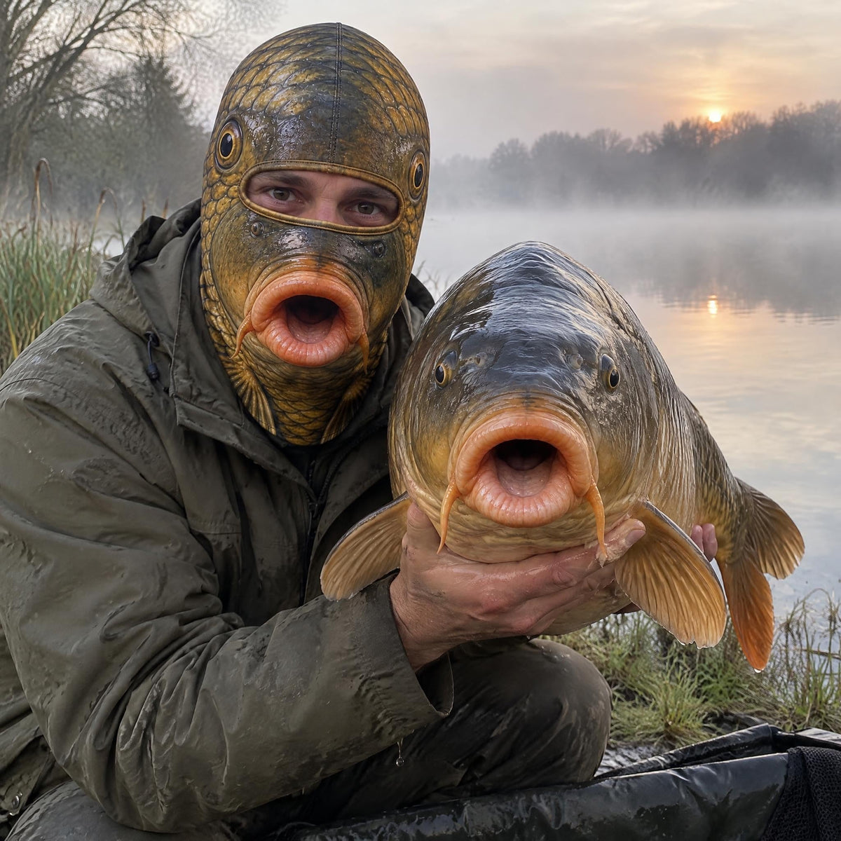 Carp Fishing - Personalized Mask