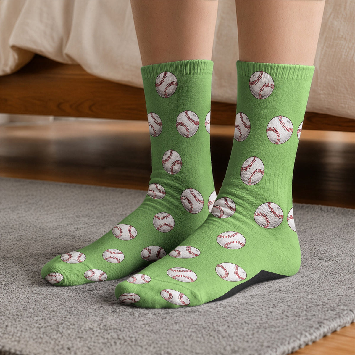 Do Not Disturb, I'M Watching Football, Basketball, Hockey, Soccer, Baseball - Personalized Socks