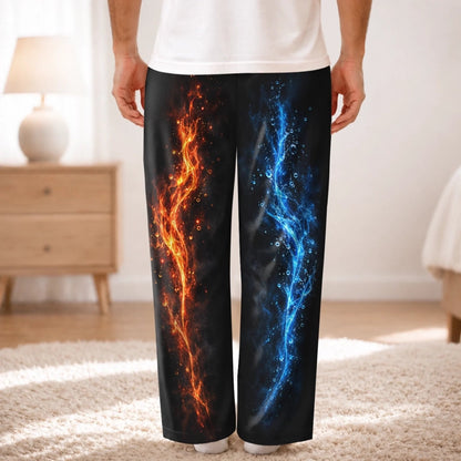 Custom Name and Number Football Gifts for Fans - Personalized Pajamas Pants