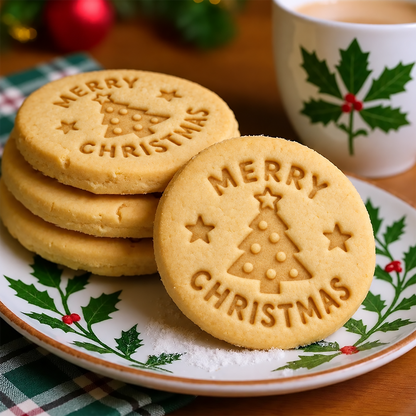 Personalized Family With Christmas Cookie Stamp, Holiday Baker Gift HO82 904114