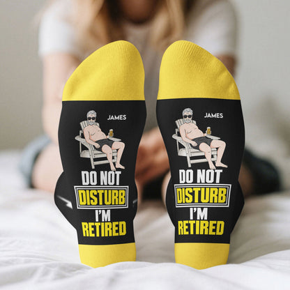 Funny Socks Gifts For Retirement - Personalized Socks