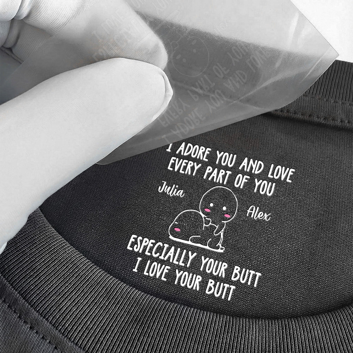 I Adore You And Love Every Part Of You - Spicy Gift For Her - Personalized Shirt