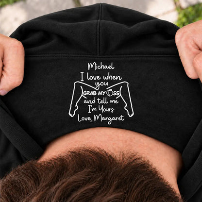 Naughty Gift For Husband - Personalized I Love Your Face T Shirt