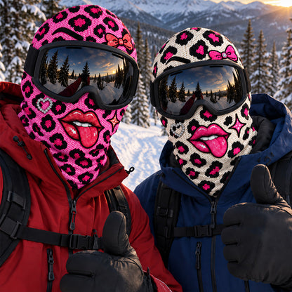 Leopard Diva - Personalized Ski Mask