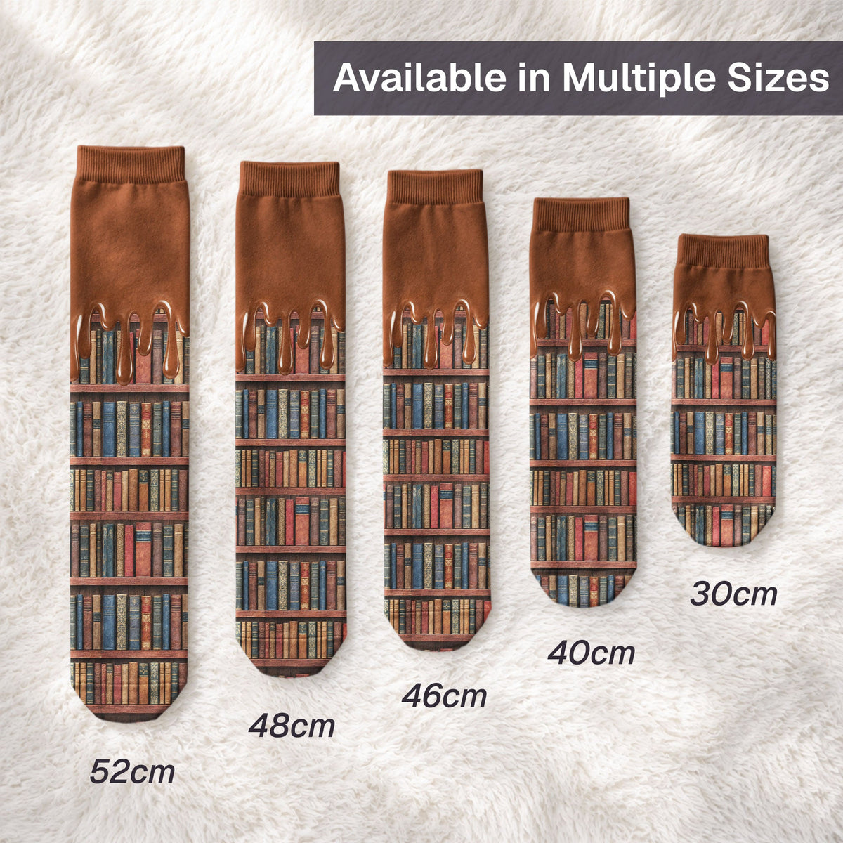 Shh I'm Reading Coffee Drip Gift For Book Lovers - Personalized Socks