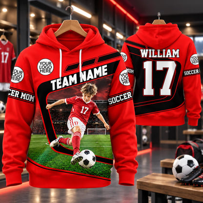 Personalized All Over Print Shirt Soccer - Gift For Soccer Lovers NA04