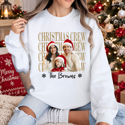 Custom Photo Cookie Crew Chirstmas Shirt For Family TH10 171203