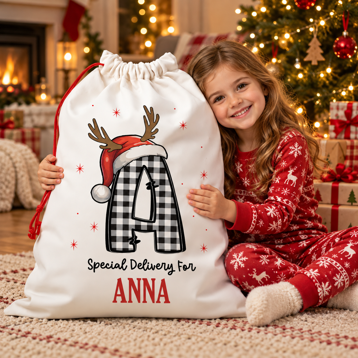 Personalized Custom Name Christmas Sack For Family TH10 171359