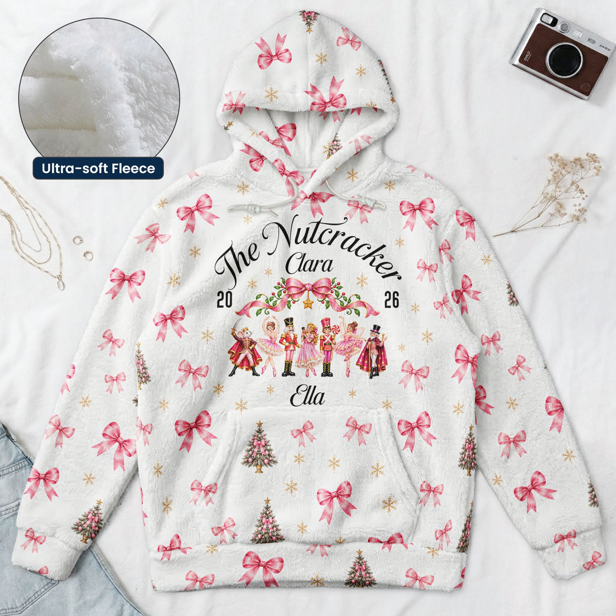 The Nutcracker Custom Name And Character Gift For Ballet Girl - Personalized Hoodie