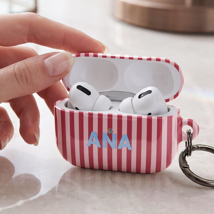 Personalized Monogram Name Protective Case For AirPods Gifts LM32 670533