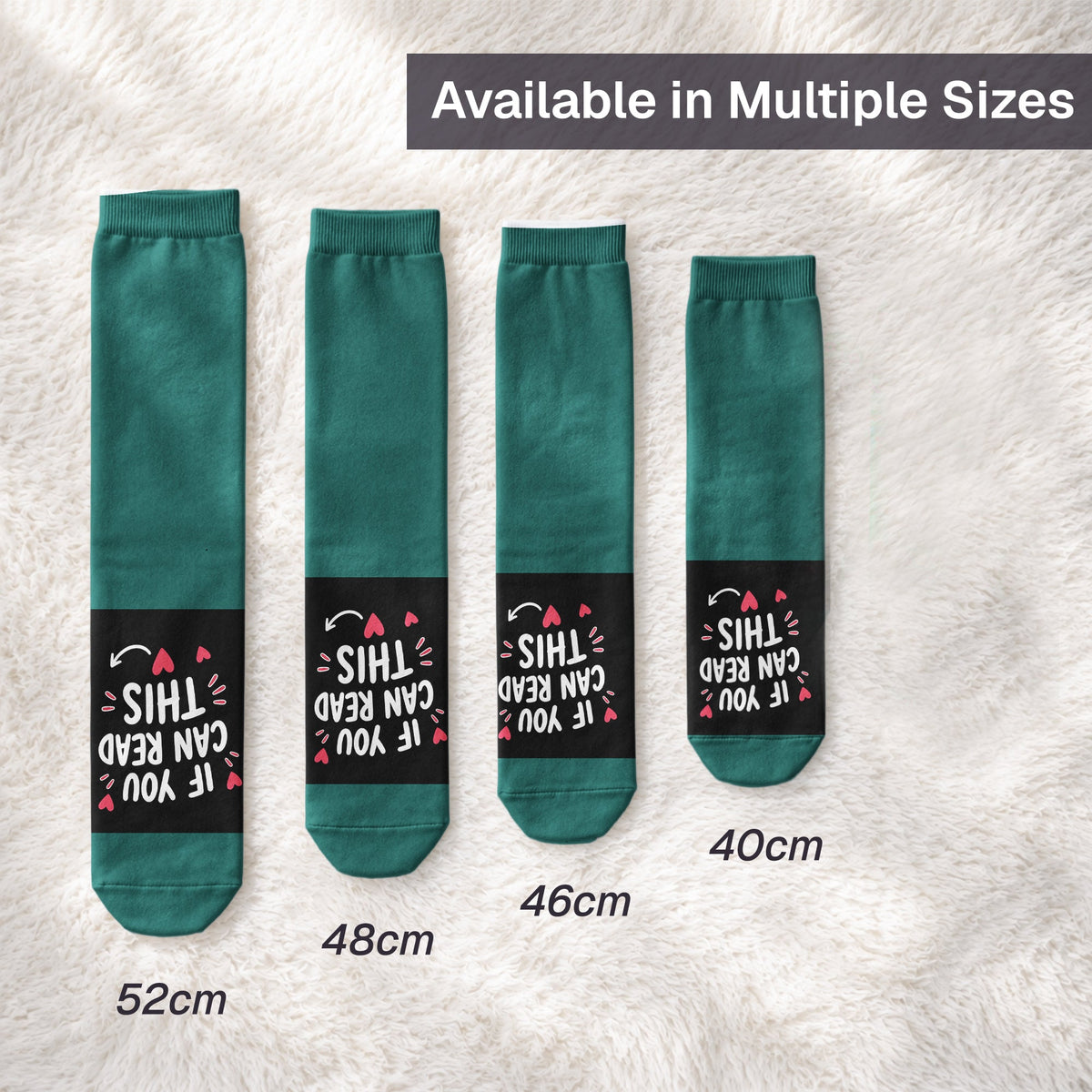 If You Can Read This ... Let'S Have Funny Naughty Novelty Couples Matching - Personalized Socks