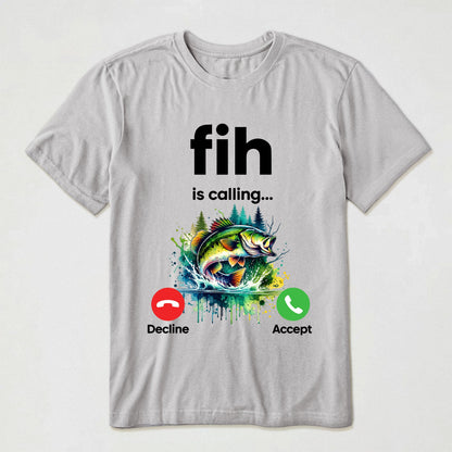 Fih Is Calling Gifts For Men, Dad, Grandpa, Friends Fishing Lovers - Personalized Shirt