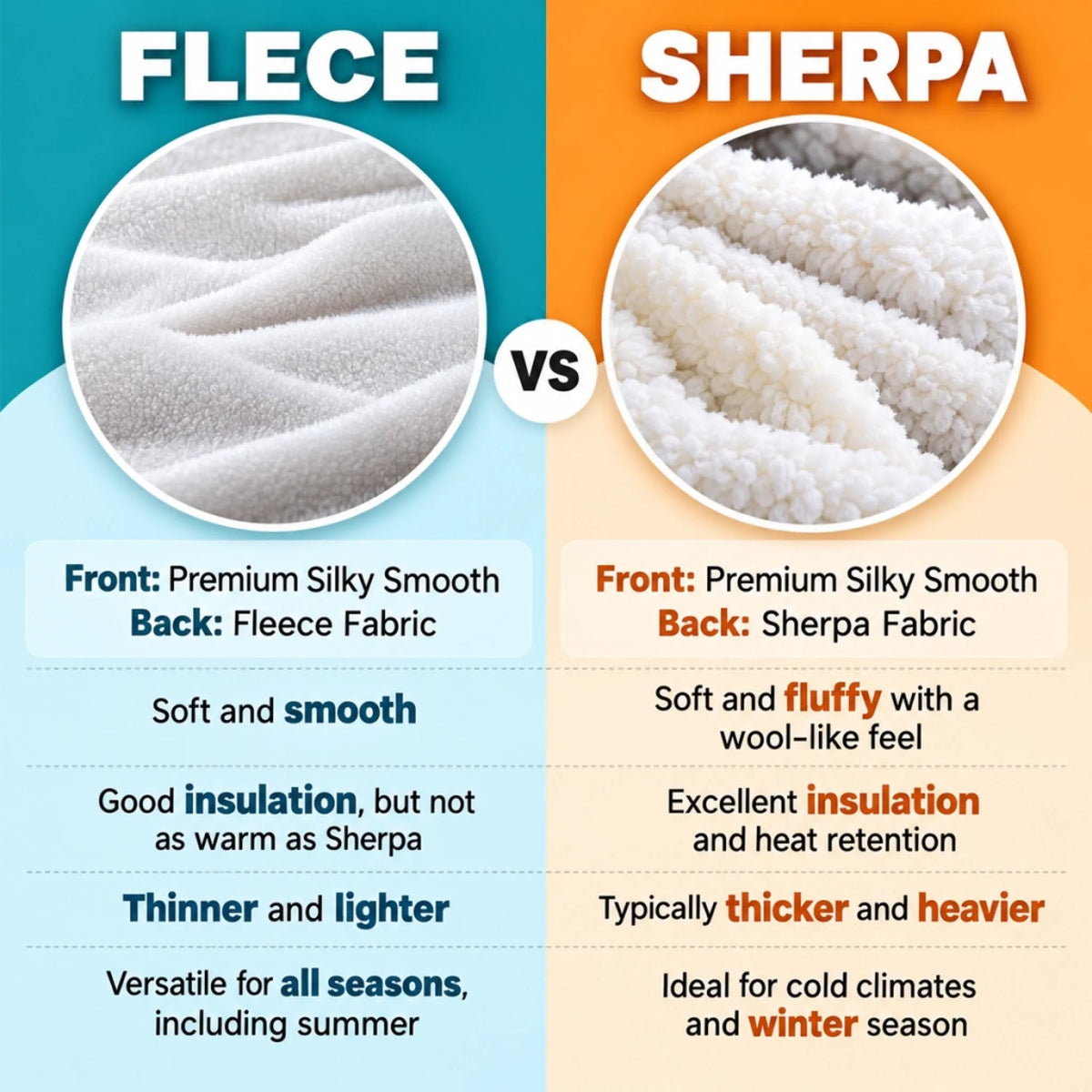 Custom Names Gifts for Kids, Family - Personalized Fleece, Sherpa Blanket