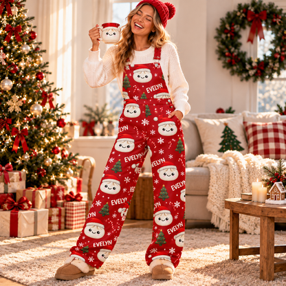 Personalized Dumpling Squishy Christmas Pattern Overall Jumpsuit - Best Christmas Gift For Yourself HO82 903882