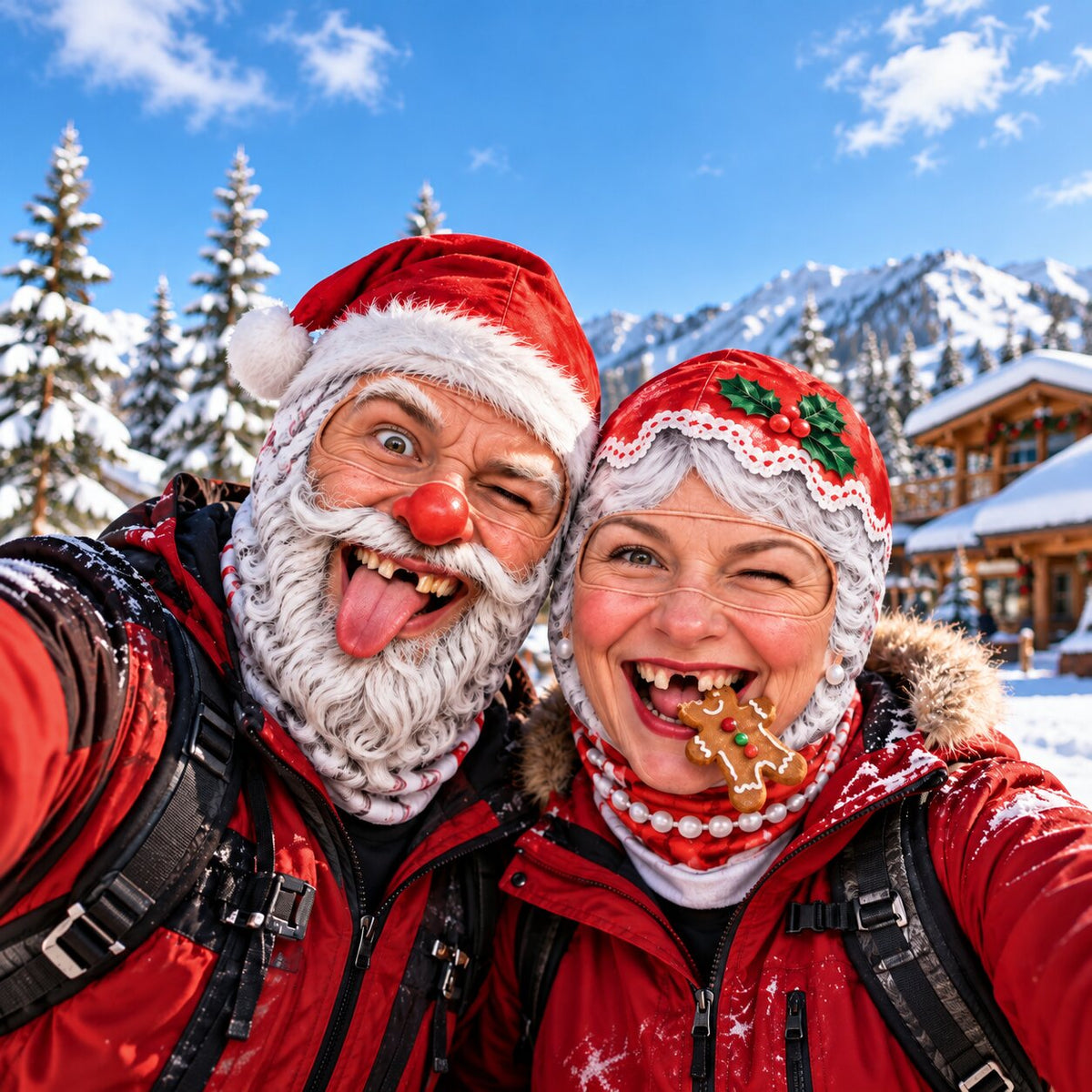 Together We Make Christmas Look Dumb - Personalized Mask