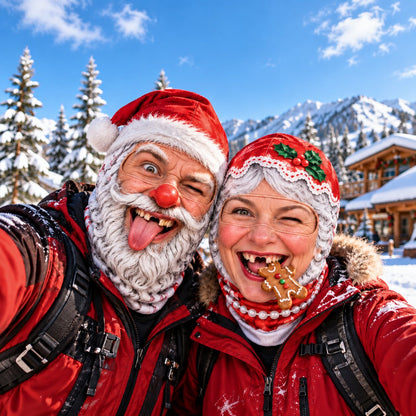 Together We Make Christmas Look Dumb - Personalized Mask