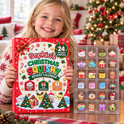 24 Days  Of Squishy Magic - Personalized Christmas Advent Calendar