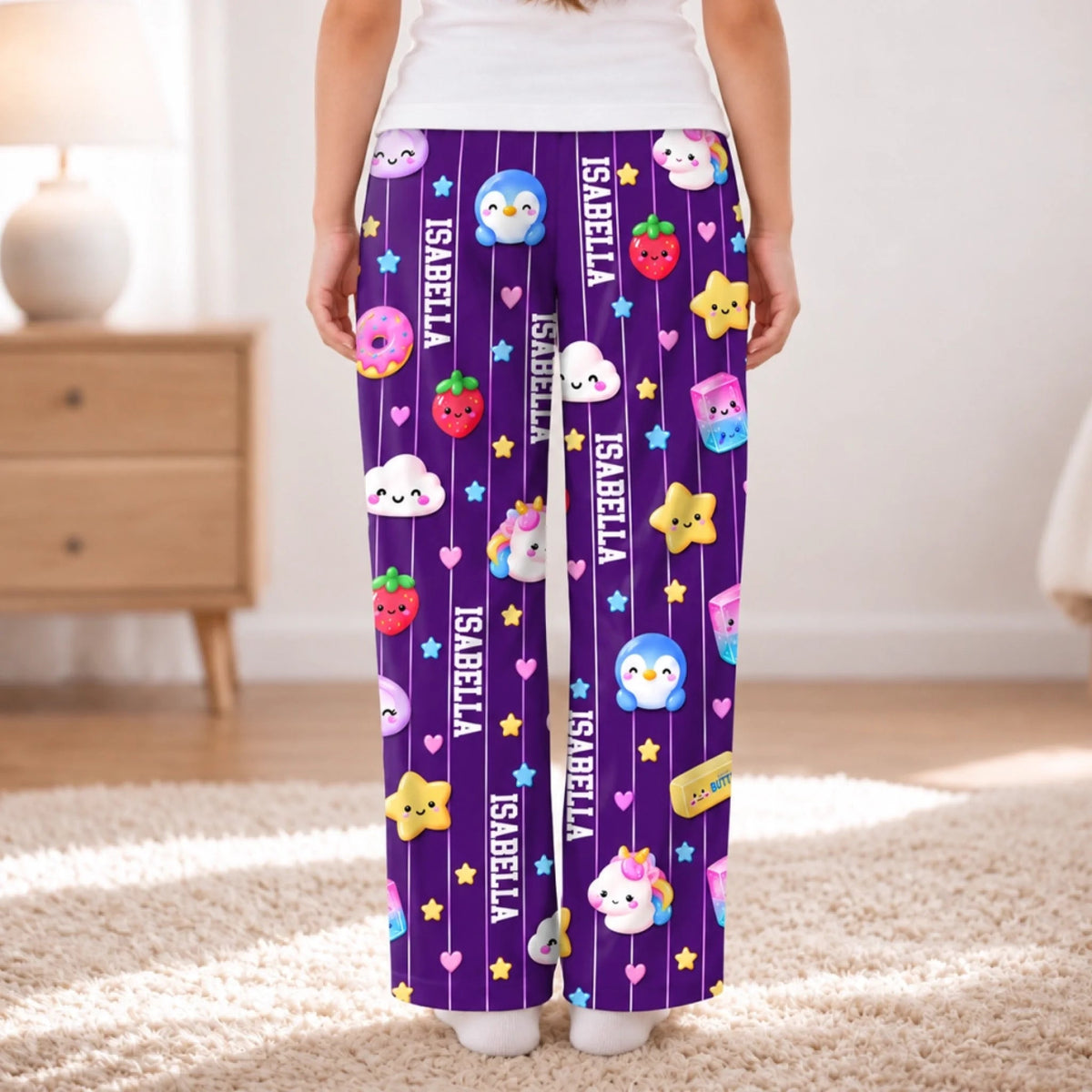 Custom Name Squishy Gifts for Kids - Personalized Pajama Pants
