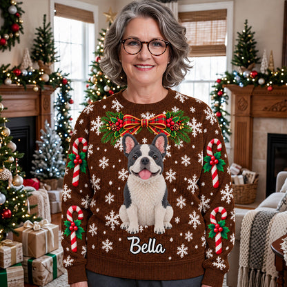 My Merry Paws - Personalized All-Over-Print Sweatshirt