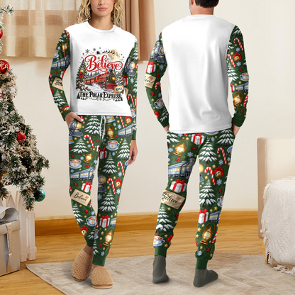 Custom Name Polar Express Christmas Sleepwear Gift For Family LM32 670159