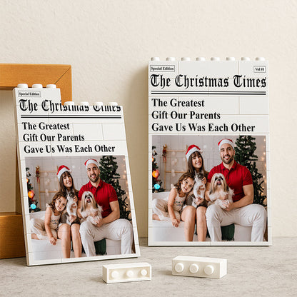 Custom Photo The Christmas Times Building Brick Block HA75 919480