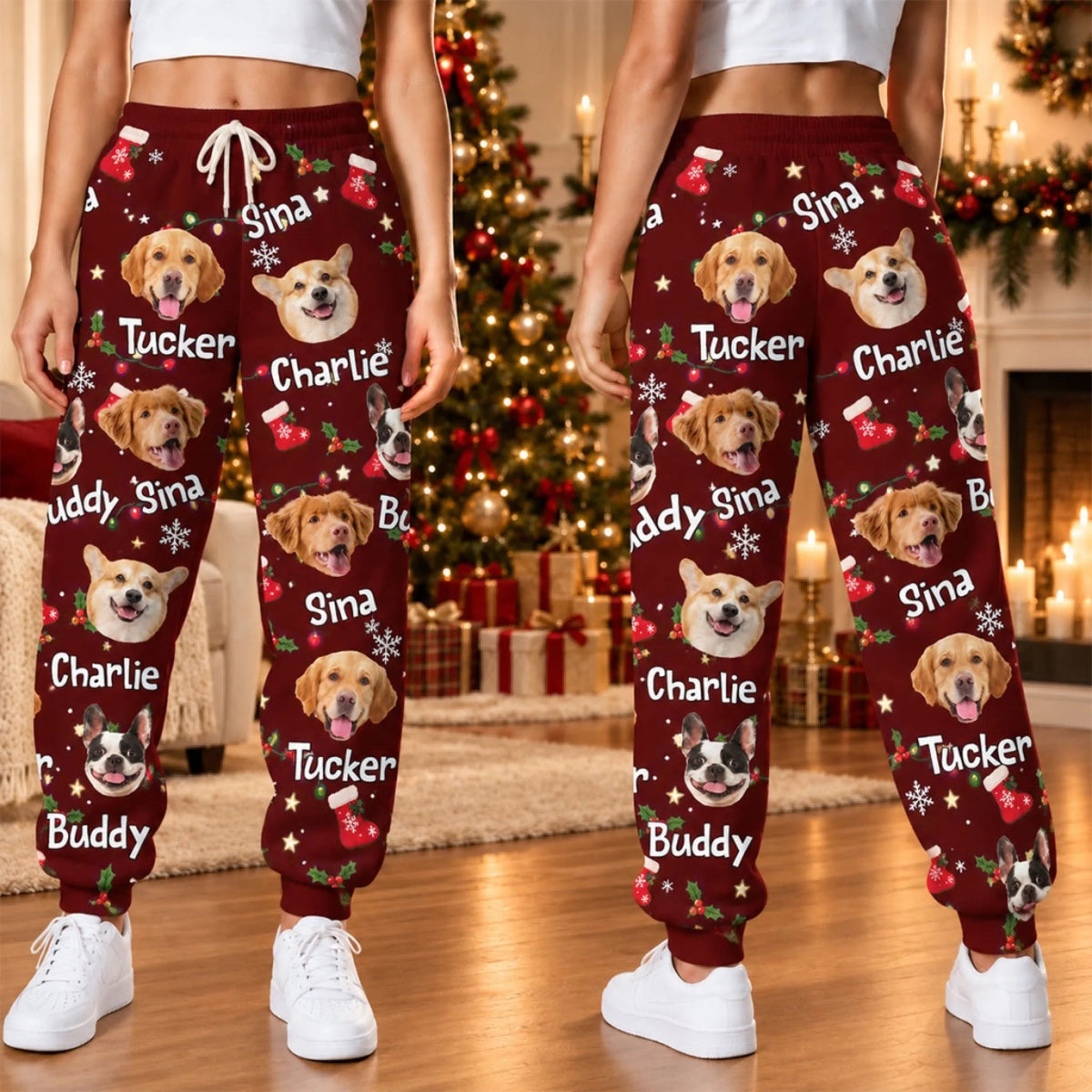 My Furry Christmas - Personalized Sweatpants