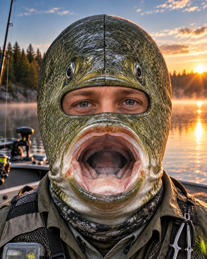 Fish You Were Here - Personalized Mask