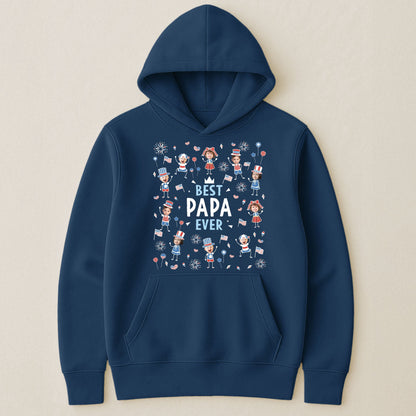 Best Dad Ever USA Flag - Personalized Shirt