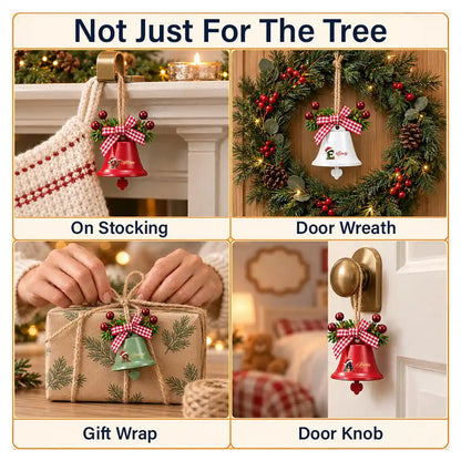 Family Christmas Gift - Personalized Tree Hanging Decoration Bell Ornament