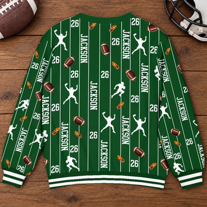 American Football Player Funny Gift - Personalized 3D Sweatshirt