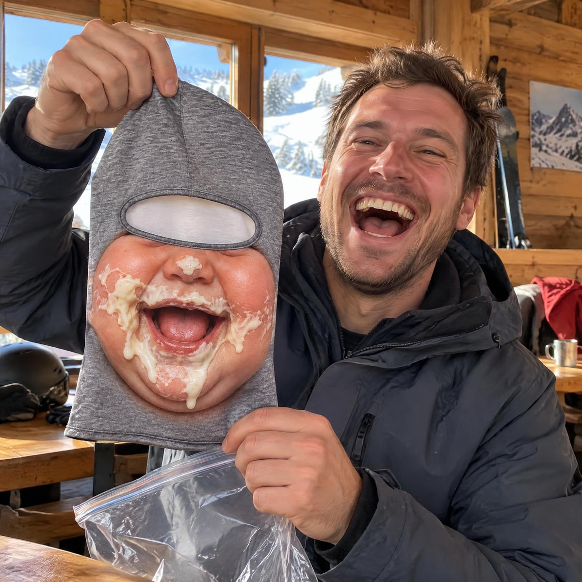 Big Baby Face - Personalized Mask