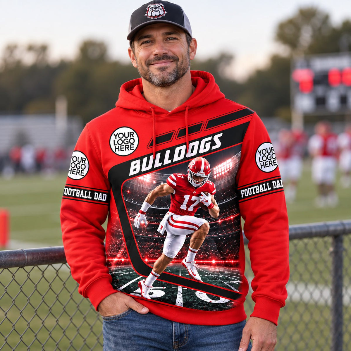 Personalized All Over Print Shirt American Football - Gift For Football Lovers NA04