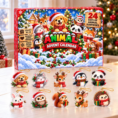 The Cozy Critters Christmas Countdown - Personalized Christmas Advent Calendar