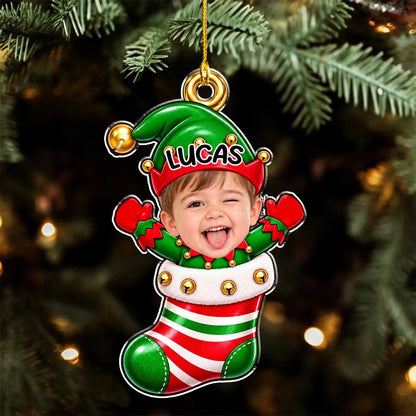 Little Santa - Personalized Acrylic Ornament