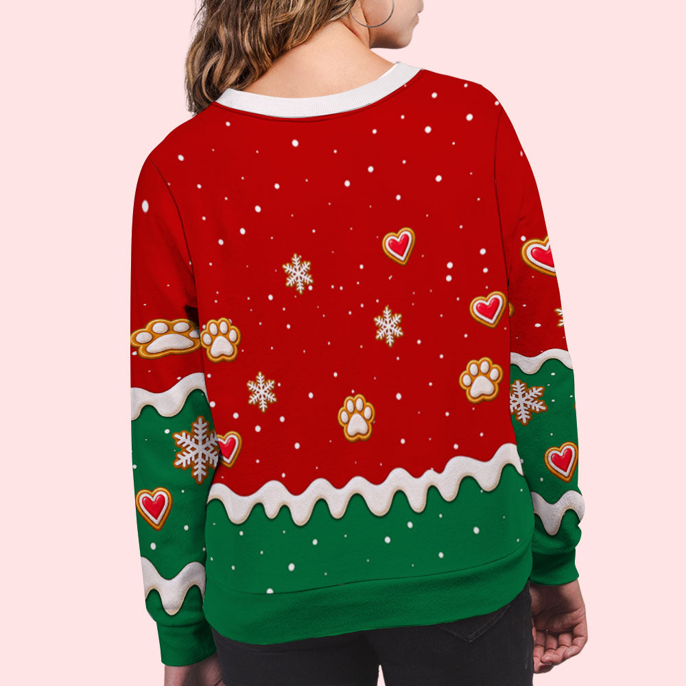 Cat Mom Forever - Personalized All-Over-Print Sweatshirt