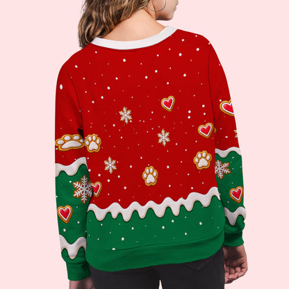Cat Mom Forever - Personalized All-Over-Print Sweatshirt