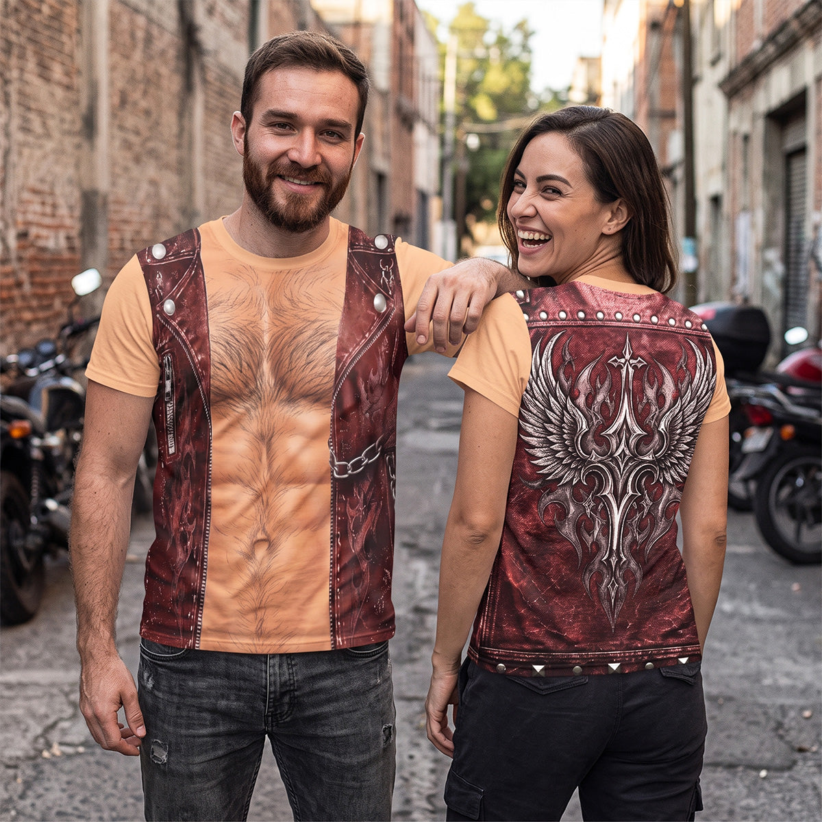 Wild On The Road, Abs On The Shirt - Personalized All-Over-Print T-Shirt