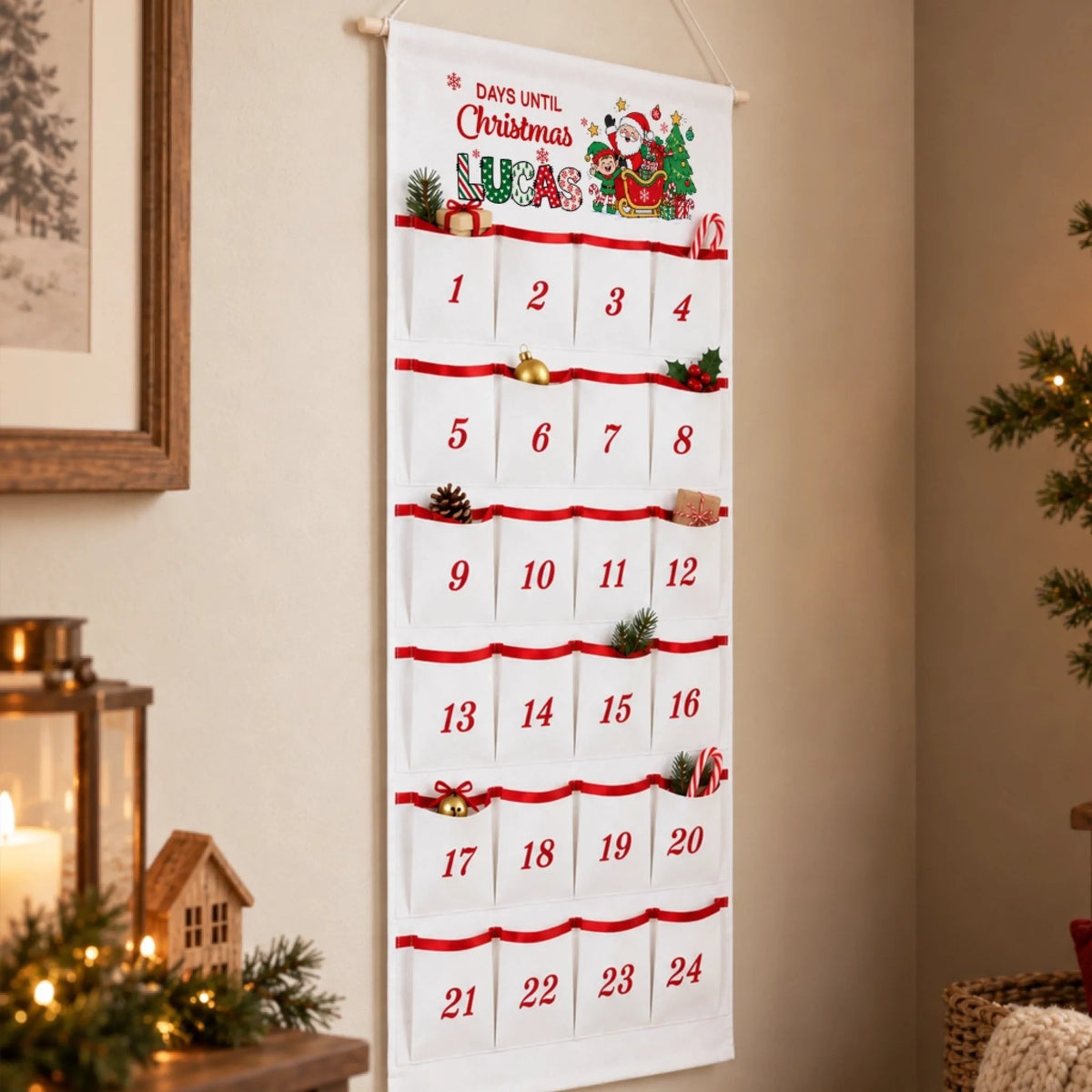 Custom Christmas Countdown Gifts for Kids - Personalized Advent Calendar
