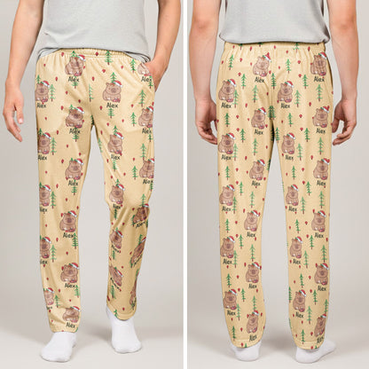 Cute Capybara Gift For Capybara Lovers - Personalized Lounge Pants